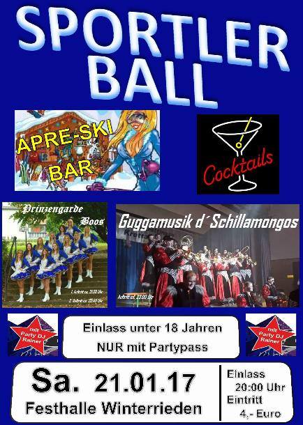 Sportlerball 21.01.2017